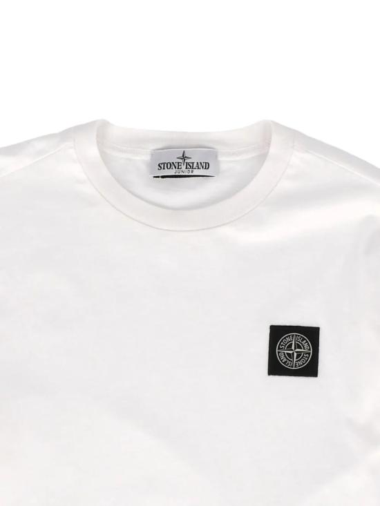 26FW [키즈] 스톤 아일랜드 티셔츠 L2S162100002S0047 V0001 BIANCO - STONE ISLAND
