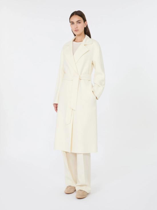 26FW 막스마라 스튜디오 코트 2626016021600 003 Bianco - MAX MARA STUDIO