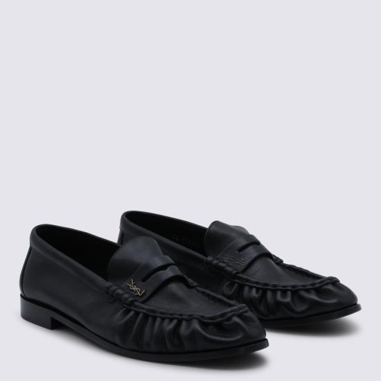 26FW 생로랑 매트 레더 서플 르 로퍼 839471 25VAA1000 Black - SAINT LAURENT