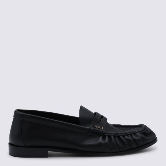 26FW 생로랑 매트 레더 서플 르 로퍼 839471 25VAA1000 Black