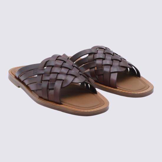 26FW 미우미우 뮬/슬리퍼 5XX678FA015 3ZN8F0201 CAFFE - MIU MIU
