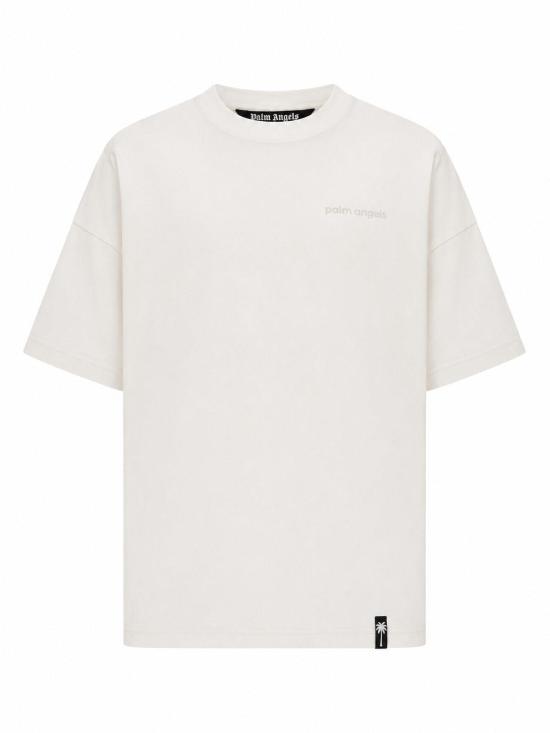 26FW 팜앤젤스 반팔 티셔츠 PAMAA003JR003 0305 OFF WHITE LIGHT GREY