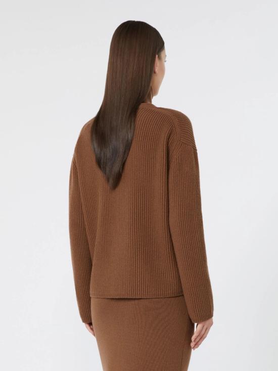 26FW 막스마라 스튜디오 가디건 2626346042600 006 Marrone - MAX MARA STUDIO