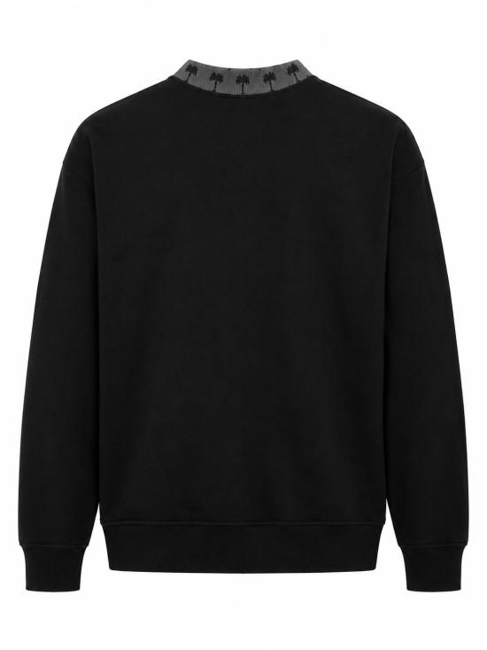 26FW 팜앤젤스 긴팔 티셔츠 PAMBA008FL001 1003 BLACK OFF WHITE - PALM ANGELS