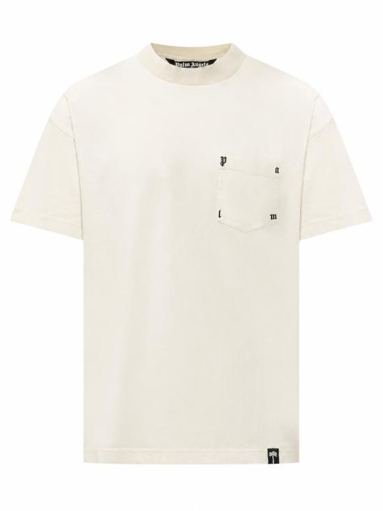 26FW 팜앤젤스 반팔 티셔츠 PAMAA008JR001 0305 OFF WHITE LIGHT GREY
