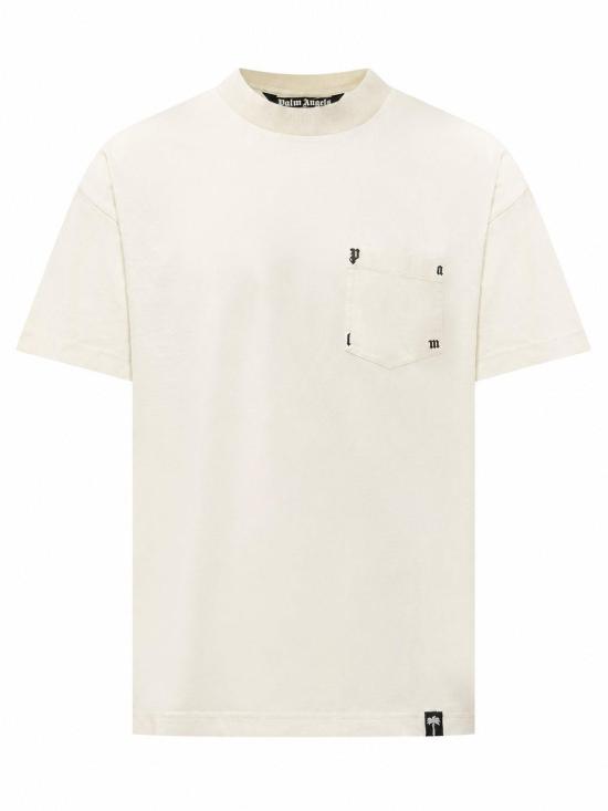 26FW 팜앤젤스 반팔 티셔츠 PAMAA008JR001 0305 OFF WHITE LIGHT GREY