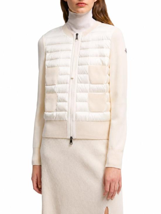 26FW 몽클레어 패딩 울 집업 카디건 패딩 울 집업 카디건 L20939B51000A9018 034 - MONCLER
