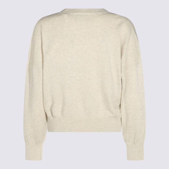 26FW 이자벨마랑에뚜왈 마리산스 코튼 스웨터 23PPU0053FA A1X05E02LY LIGHT GREY - ISABEL MARANT ETOILE