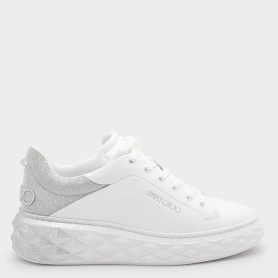 26FW 지미추 스니커즈 DIAMONDMAXIFII IVR0C8776 WHITE SILVER