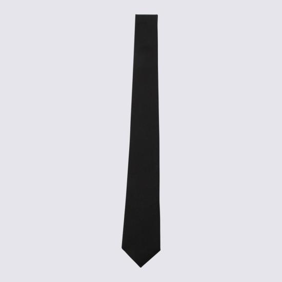 26FW 생로랑 넥타이 720095 3Y0431000 Black
