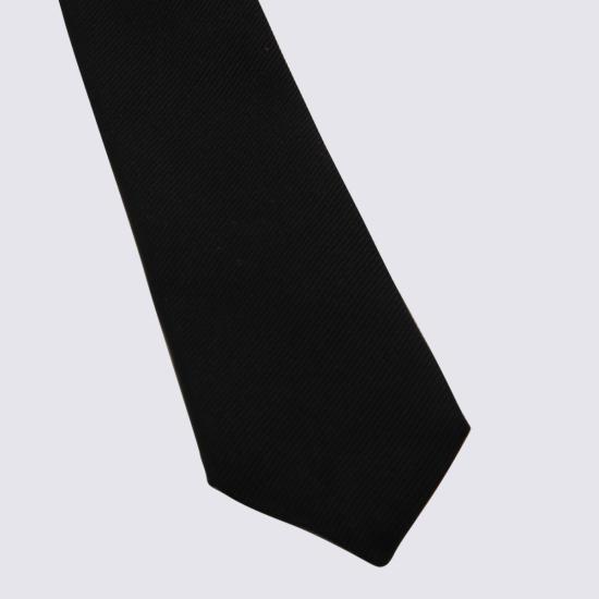 26FW 생로랑 넥타이 720095 3Y0431000 Black - SAINT LAURENT