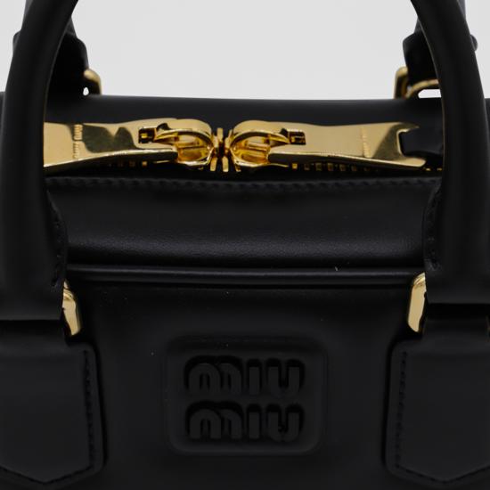 26FW 미우미우 토트백 5BB142VOON ACR3F0002 Nero - MIU MIU