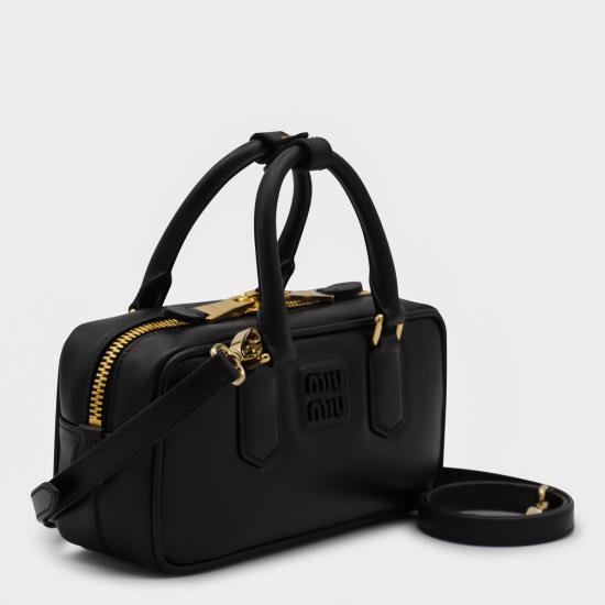26FW 미우미우 토트백 5BB142VOON ACR3F0002 Nero - MIU MIU