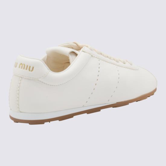 26FW 미우미우 플룸 블리치 스니커즈 5E114EF005 038F0304 AVORIO - MIU MIU