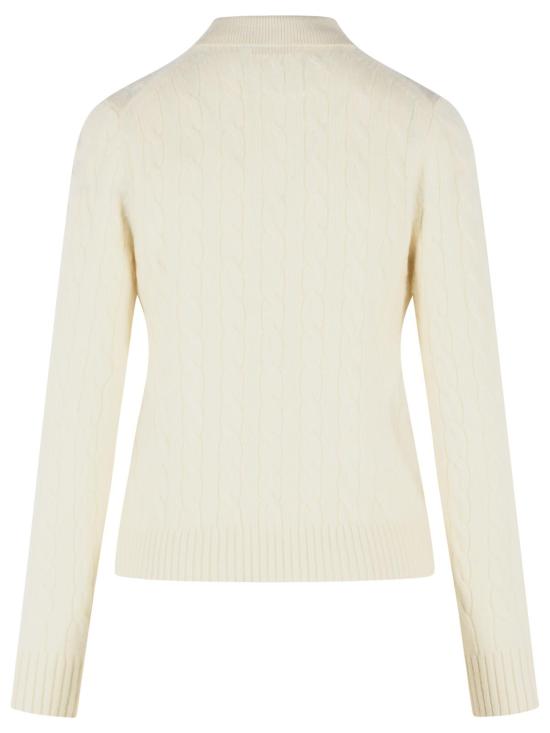 26FW 폴로 랄프로렌 케이블 폴로 니트 211972132001 Cream - POLO RALPH LAUREN
