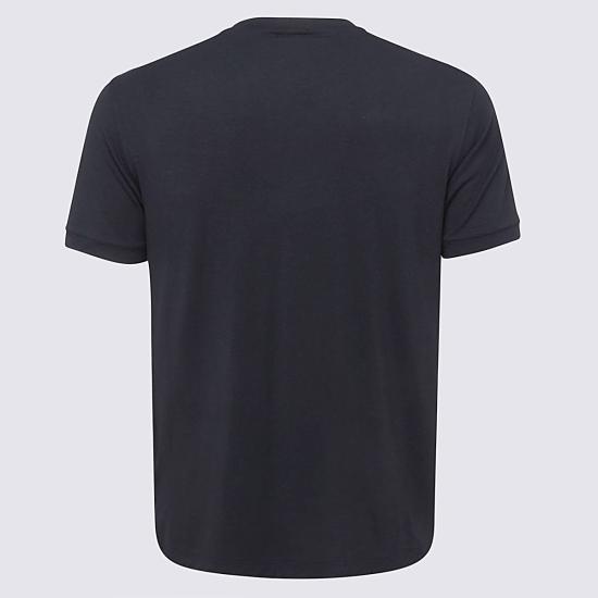 26FW 조르지오 아르마니 반팔 티셔츠 3GST52 SJP4ZUBSG Navy - GIORGIO ARMANI
