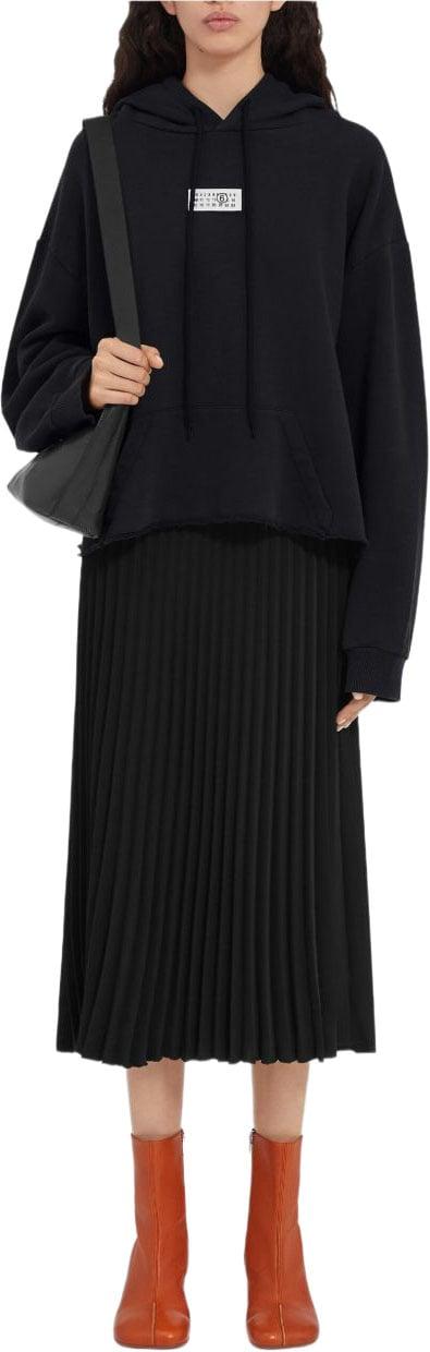26FW 마르지엘라 후드 티셔츠 9998242578718 BLACK - MAISON MARGIELA