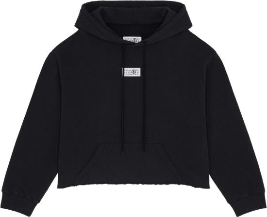 26FW 마르지엘라 후드 티셔츠 9998242578718 BLACK