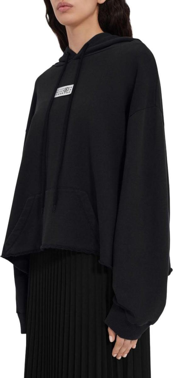 26FW 마르지엘라 후드 티셔츠 9998242578718 BLACK - MAISON MARGIELA