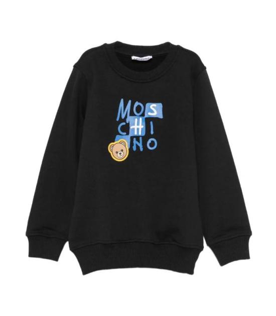26FW 모스키노 긴팔 티셔츠 HZF08V LCA77 60100 BLACK