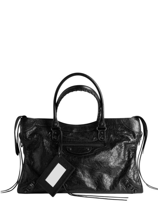 26FW 발렌시아가 르 시티 백 라지 865765 2ACME1000 BLACK