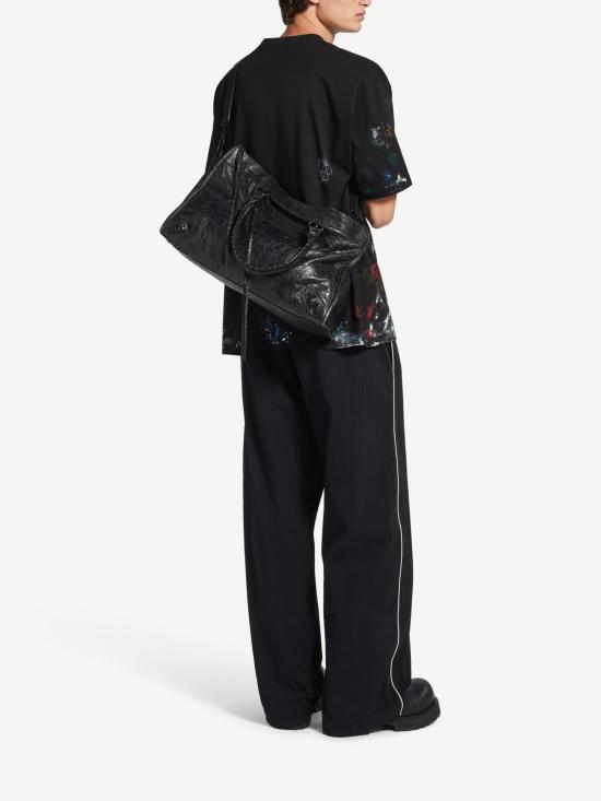 26FW 발렌시아가 르 시티 백 라지 865765 2ACME1000 BLACK - BALENCIAGA