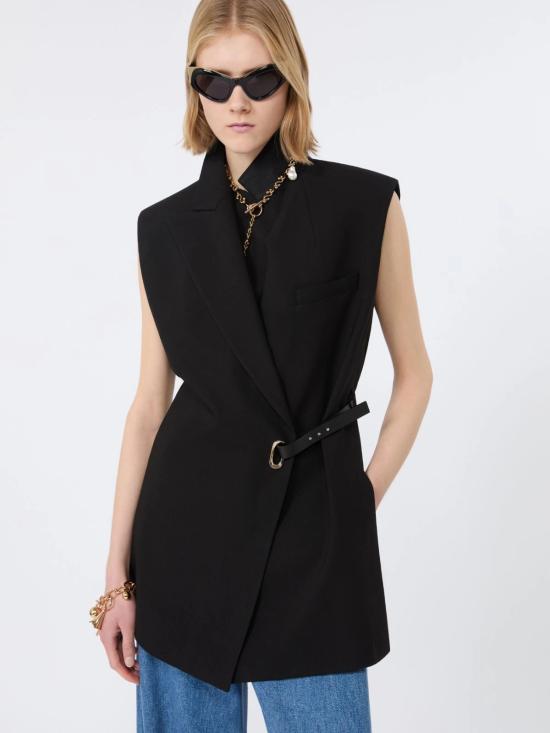 26FW 스포트막스 베스트 2622286011600 003 Nero - SPORTMAX