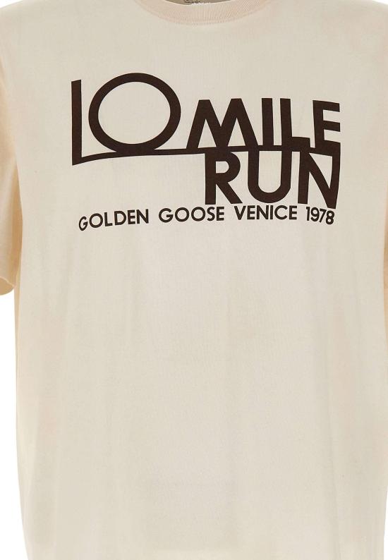 26FW 골든구스 반팔 티셔츠 GMP01220P00262111560 BEIGE - GOLDEN GOOSE