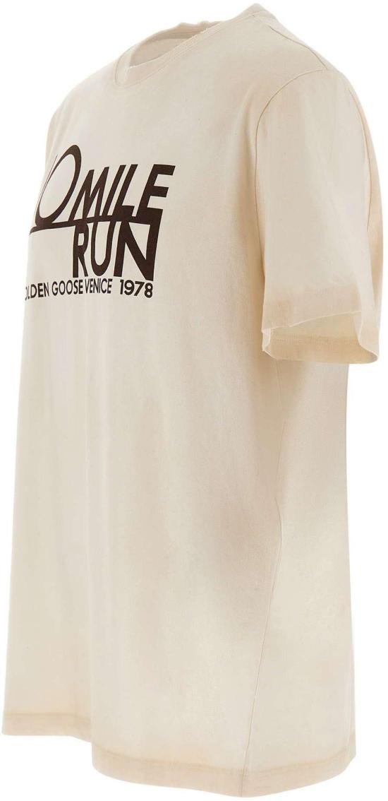 26FW 골든구스 반팔 티셔츠 GMP01220P00262111560 BEIGE - GOLDEN GOOSE