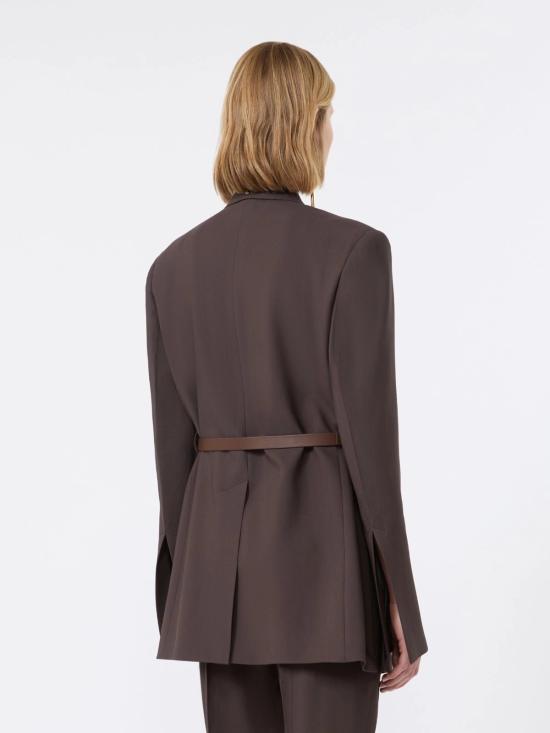 26FW 스포트막스 수트 자켓 2622046011600 002 Marrone - SPORTMAX
