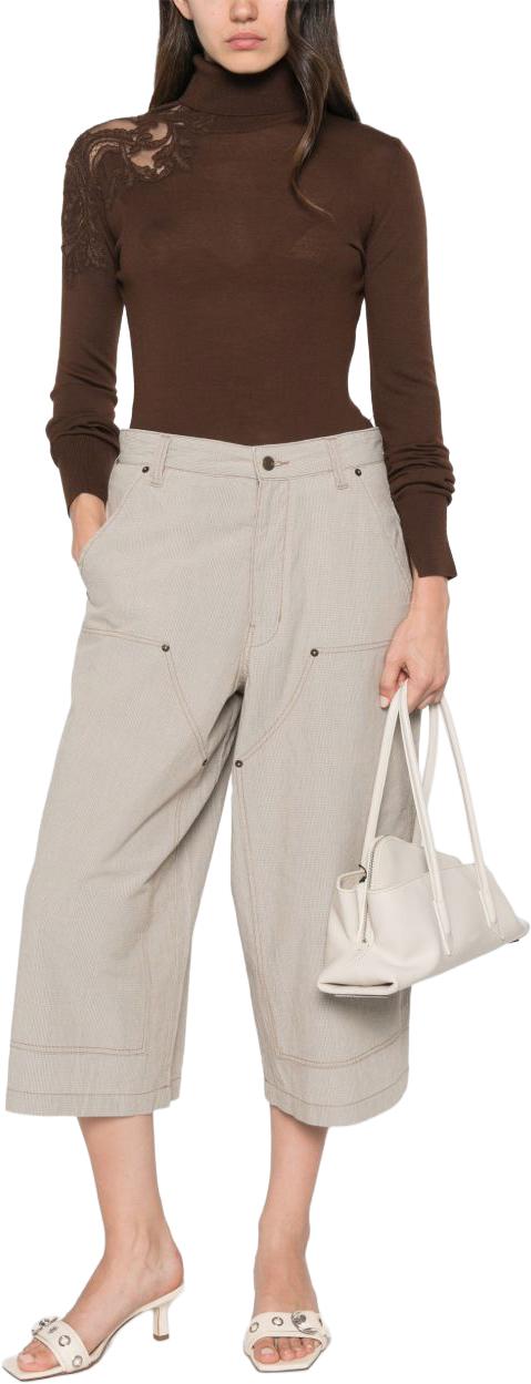 26FW 에르마노 설비노 터틀넥 D495M310EAPATL91118 BROWN - ERMANNO SCERVINO