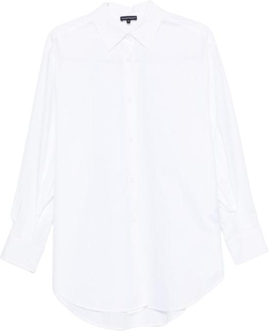 26FW 엠포리오 아르마니 블라우스 EW004892AF10010U0002 WHITE