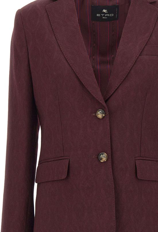 26FW 에트로 수트 자켓 WRCA003499TUB14R0369 MAROON - ETRO