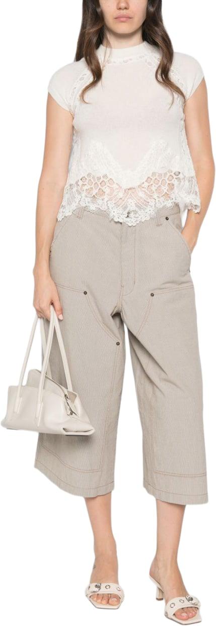 26FW 에르마노 설비노 민소매 티셔츠 D495L307APTPYU14300 WHITE - ERMANNO SCERVINO