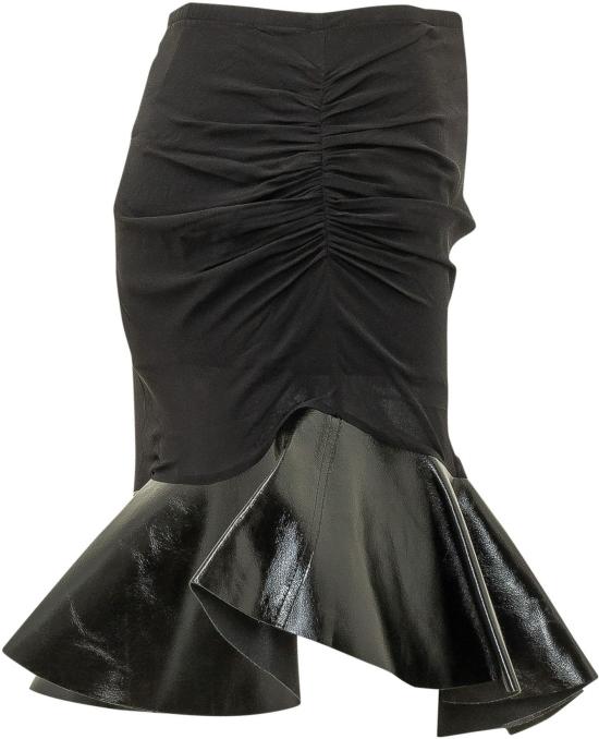 26FW 이로 숏 스커트 WP31FADELABLA01 BLACK - IRO