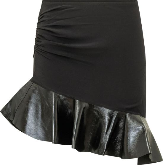 26FW 이로 숏 스커트 WP31FADELABLA01 BLACK