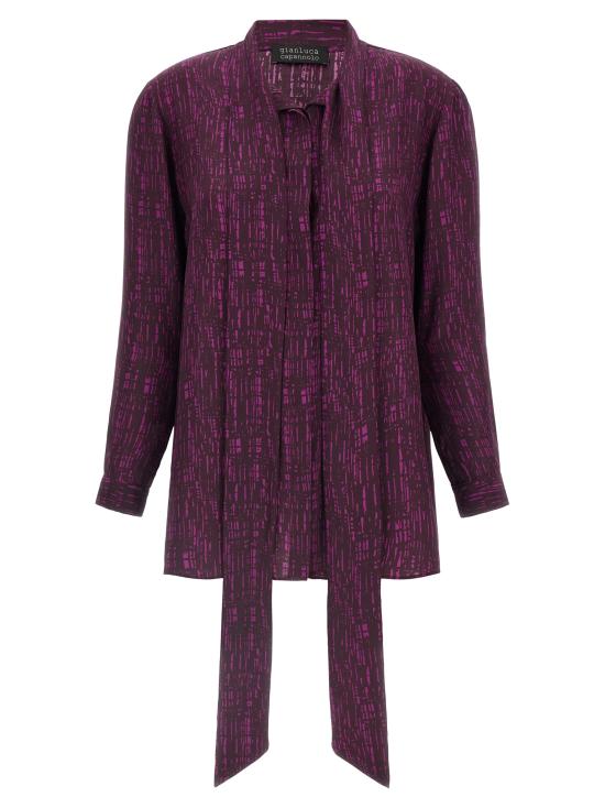 26FW 지안루카카페놀로 블라우스 26ITS51380034102 Purple - GIANLUCA CAPANNOLO