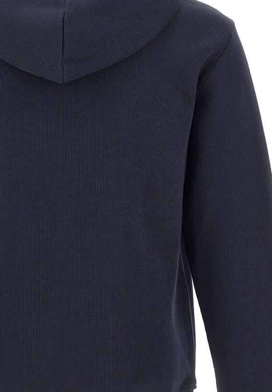26FW 엠포리오 아르마니 후드 티셔츠 7M002234AF21822UB102 NAVY - EMPORIO ARMANI