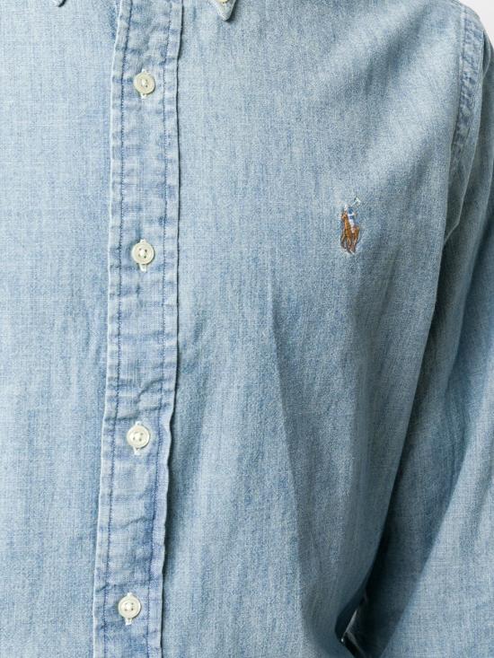 26FW 폴로 랄프로렌 긴팔 셔츠 710792042001 CHAMBRAY Light Pastel Blue - POLO RALPH LAUREN