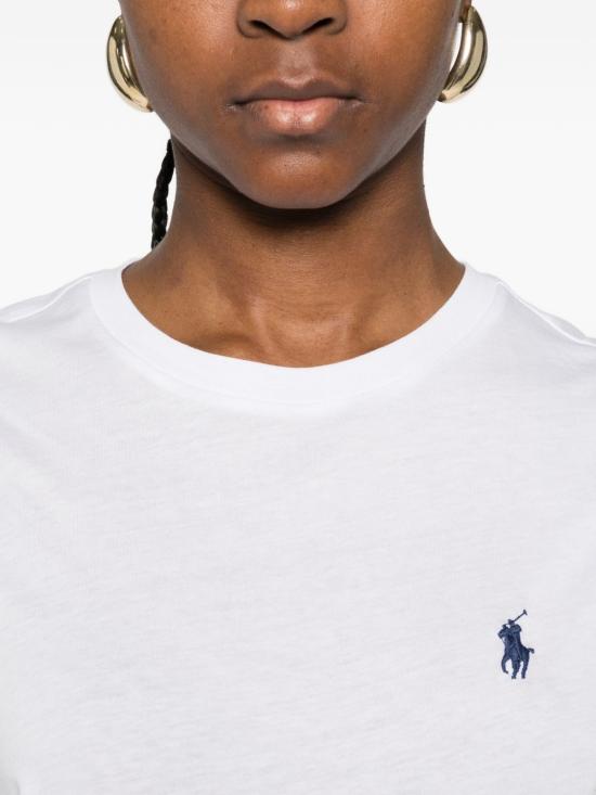 26FW 폴로 랄프로렌 클래식 핏 포니 로고 자수 티셔츠 211B14605032 WHITE - POLO RALPH LAUREN
