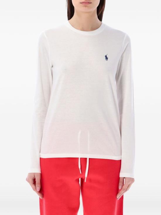26FW 폴로 랄프로렌 긴팔 티셔츠 211B14604006 WHITE