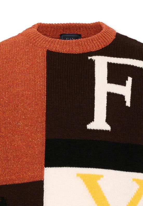 26FW [키즈] 페이 니트/스웻셔츠 FZ9H40 W0012 999 MULTICOLOR - FAY