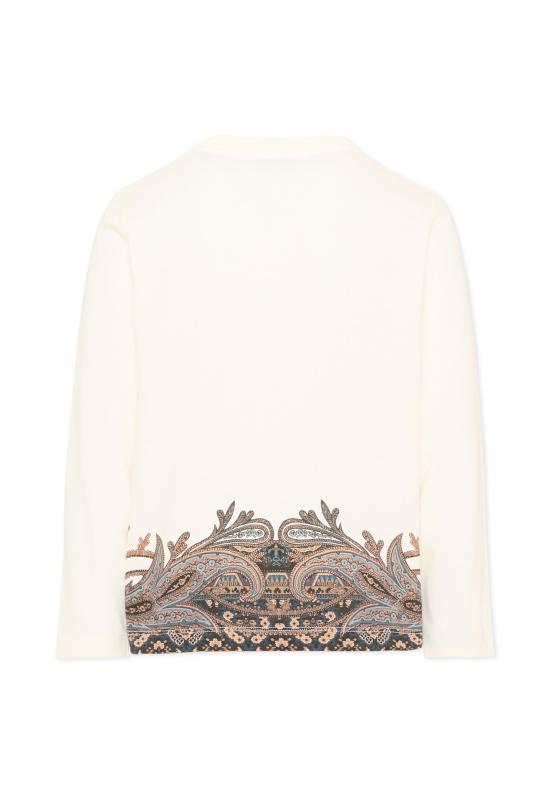 26FW [키즈] 에트로 티셔츠 GZ8H50 Z3672 102 IVORY - ETRO