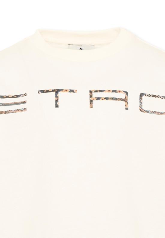 26FW [키즈] 에트로 티셔츠 GZ8H50 Z3672 102 IVORY - ETRO