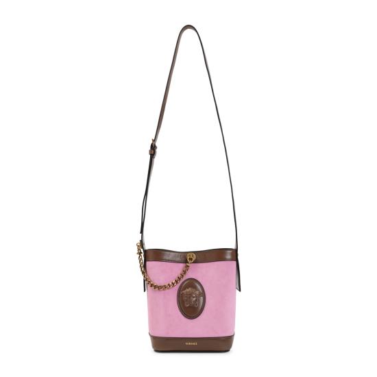 26FW 베르사체 크로스백 1026048 1A17850 2NS2J TAUPE HYDRANGEA GOLD 82 - VERSACE