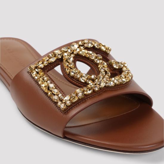 26FW 돌체앤가바나 뮬/슬리퍼 CQ0697 A0407 8A009 NOCE COLORADO TOPAZ - DOLCE & GABBANA
