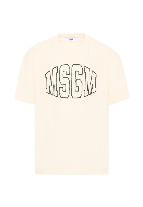 26FW [키즈] 엠에스지엠 티셔츠 F6MSJUTH038 013 IVORY - MSGM