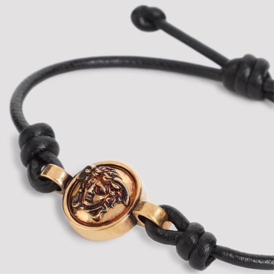 26FW 베르사체 팔찌 1024482 1A00637 1B75J BLACK GOLD 82 - VERSACE