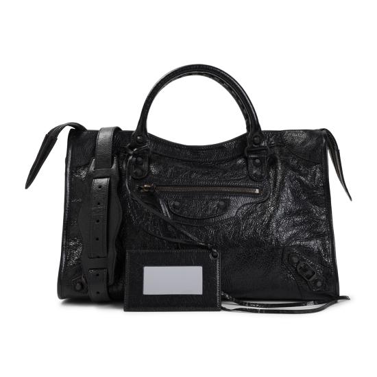 26FW 발렌시아가 르 시티 백 865760 2ACFH 1000 BLACK - BALENCIAGA