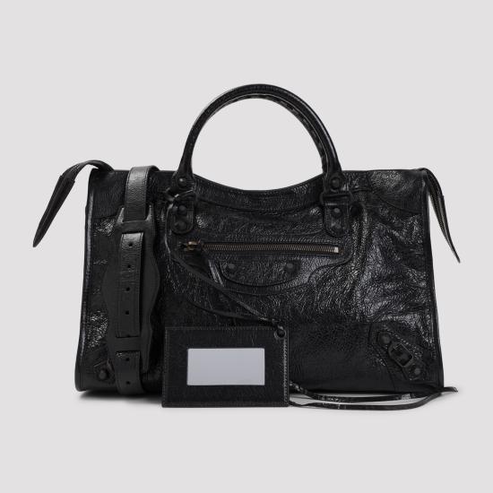26FW 발렌시아가 르 시티 백 865760 2ACFH 1000 BLACK - BALENCIAGA